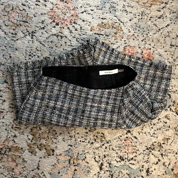 Idem Ditto Multicolor Plaid Tweed Wrap Skort Size Small - Picture 5 of 5